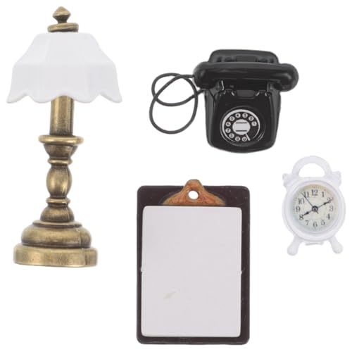 Maison de poupée réaliste Kisangel kit d'accessoires de décoration miniature complexe
