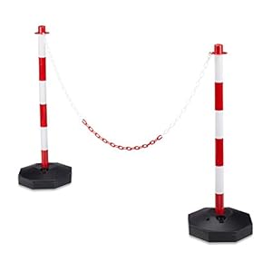 Relaxdays 2 Bariery Parkingowe Model 10020484