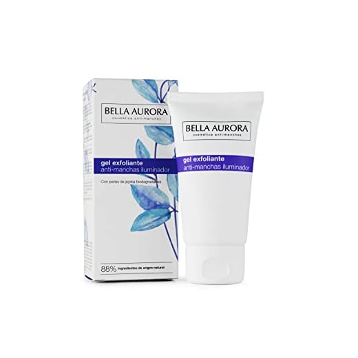 Bella Aurora Gel Exfoliante Facial Anti-Manchas | Limpia la Piel en Profundidad | Peeling Facial Enzimático para la Cara, 75 ml