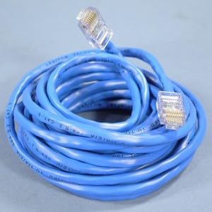 #US 52455-7BL Blue Cat5 7ft Ethernet Cable Data Center Patch Cords Network