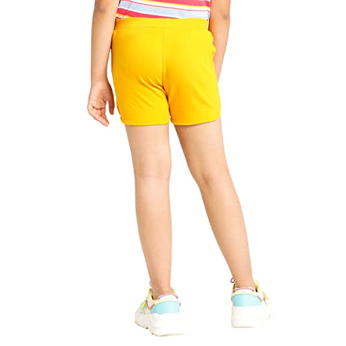 Image of Real Basics Premium Cotton Shorts for Girls - Regular Fit Printed Girl Shorts (Pack of 1)