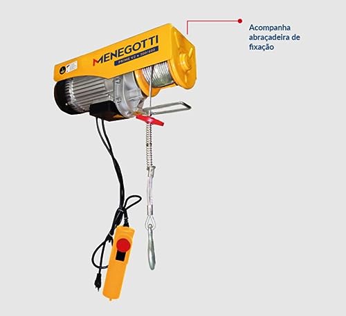 Guincho Talha de Coluna 1000kg 12m MCG1000 Menegotti 220V