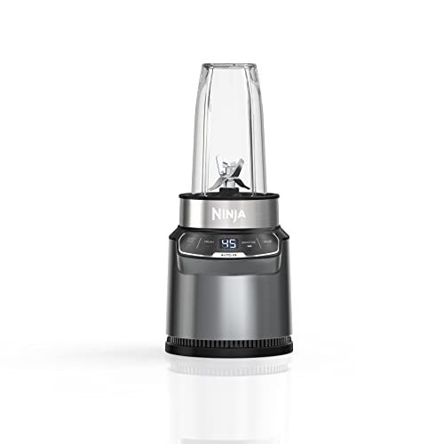 Ninja BN400C, Personal Nutri-Blender Pro with Auto-iQ Technology, Silver, 1000W
