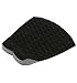 Punt Surf Surf Traction Pad - 2 Piece 3M Stomp Pad for Surfboards & Skimboards - Pro II Model Superlite EVA & Industry Leading 3M Adhesive (Black)