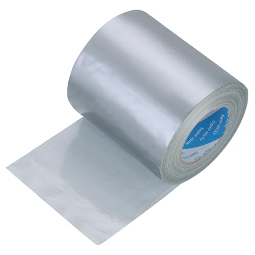 Image of uxcell Heavy Duty Duct Tape, 6 Inch x 55 Yard Waterproof Flexible Hand Tear Strong Adhesive Duct Tapes for Crafts DIY, Fixing, Repairs, Silver