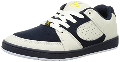 ES(??) Unisex's Sneakers Skate Shoe, Multicolor (White/Navy)
