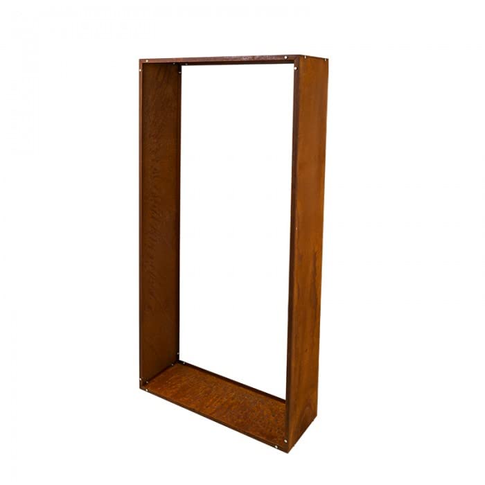Grindi - Kaminholzregal Kaminholzständer Brennholzregal Holzaufbewahrung - Fusta, 80x30x160 - Holzkorb für Kaminholz & Holzlager, Holzunterstand für innen und außen