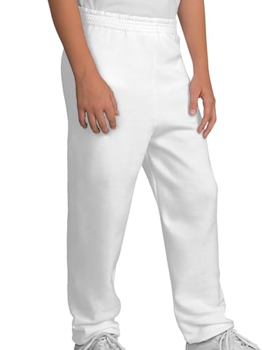 2 Pack Boys Girls Essential Sweatpants - Active Youth Fleece Pants2