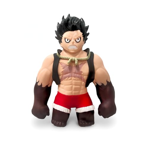 CICABOOM | Elastikorps Fighter One Piece - Luffy Gear 4 Snakeman, Giocattolo Maxi Size 23 cm, Elastico e Deformabile con Riempimento in Sabbia, Allungabile e Morbido al Tatto