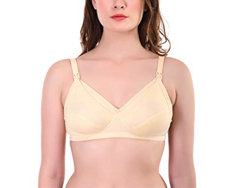 Image of Women's Cotton Non-Wired Maternity Bra (Pack of 3)