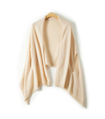Cashmere Wrap Sweater for Women Warm Shawl Knitted Scarf with Sleeves Open Front Poncho Pashmina Shawl Wraps 20252