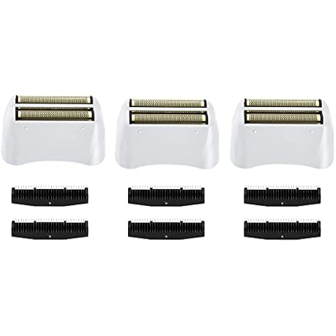 3 Pack Shaver Replacement Foil and Cutters compatible with"andis #17150 shaver foil replacement" Golden Cover