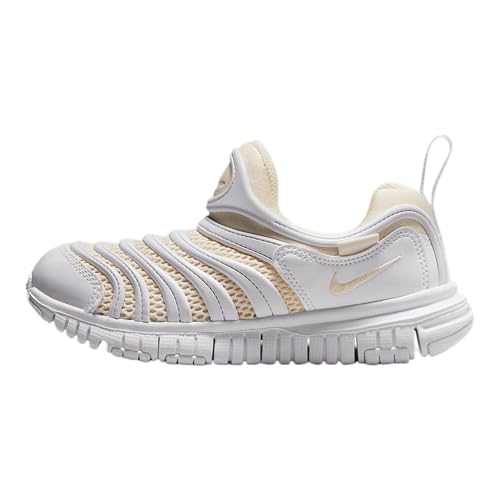 Nike Dynamo Free Little Kids' Shoes (IB7245-101, White/Guava Ice)