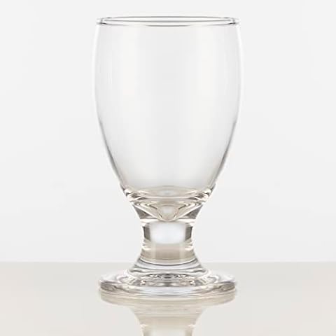 Burns Glass Short Stem Wine Glass Set, 10 Oz. (Set of 4) Cover