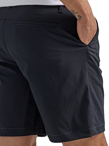 Lee Men's Extreme Motion Regular Fit Synthetic Flat Front Short Unionall Black 36 - image 3