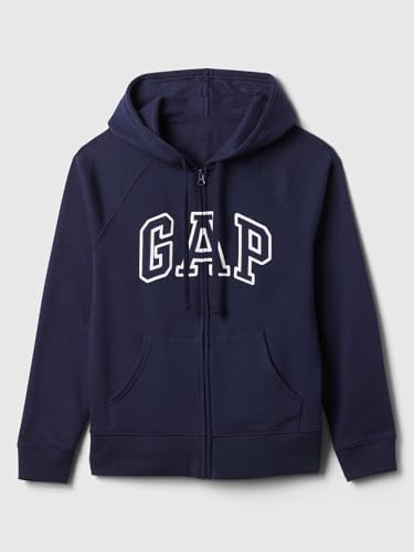 Image of GAP Women's Logo Hoodie Hooded Full Zip Sweatshirt