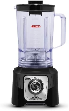 Liquidificador Arno Powermax 1400W LN65 Preto, com 6 Lâminas Powe...