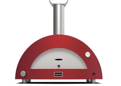 Forno metallo A GAS ALFA FORNI Linea MODERNO 3 PIZZE ROSSO