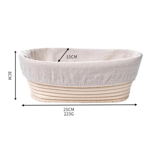 Panier fermentation pâte à pain en rotin naturel pour levain et cuisson