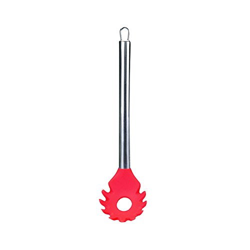 Pegador de Massa Silicone /Aço Inox Vermelho