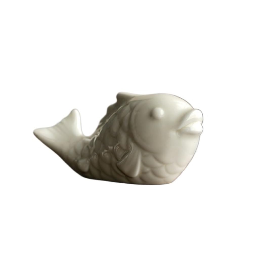 ENGENDER Kung Fu Tea Pet Retro Ceramic Tea Pet Kung Fu Ceremony Accessories House Tray Decoration Mini(A)