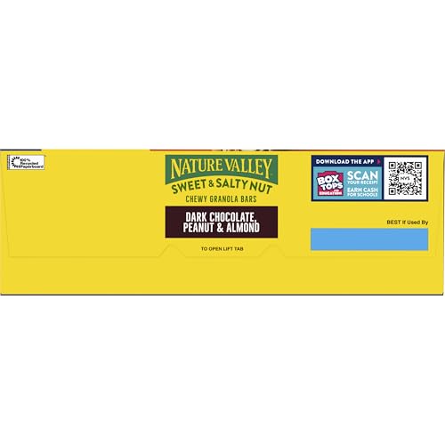 Nature Valley Sweet and Salty Nut Granola Bars, Dark Chocolate Peanut Almond, 24 Bars, 28.8 oz