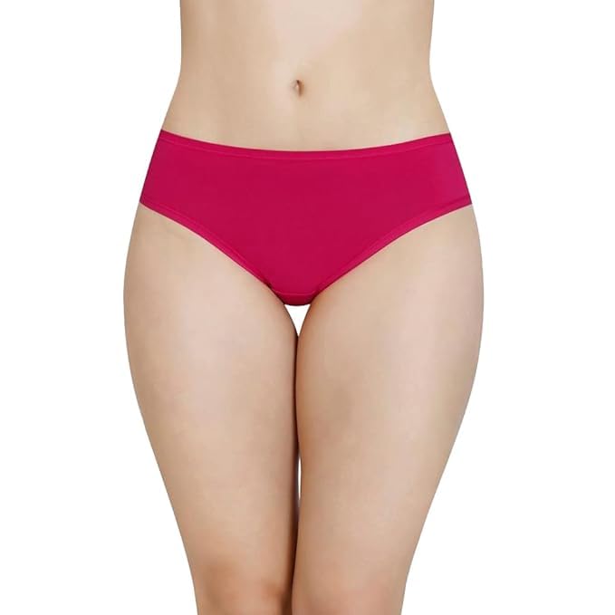 Image of LOURYN KOULYN Solid Low Rise Cotton Bikini Panty Pack(Pack of 3)