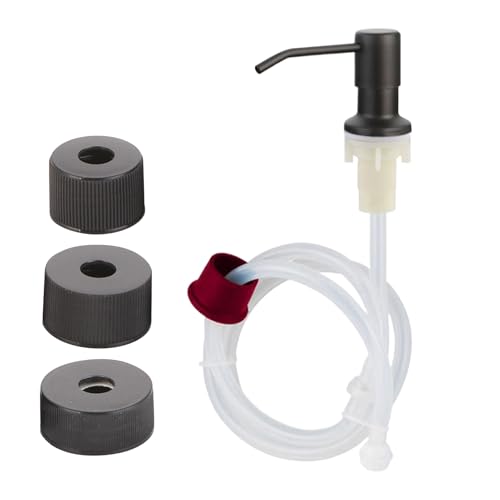 Dispenser Di sapone-Da Cucina - Pompa Per Lavello Incorporato, Distributore Di Liquidi In Acciaio Inossidabile, Accessorio Per sapone-Per Controsoffitto | 304 Pompa Di sapone-Resistente Con Kit Tubo D