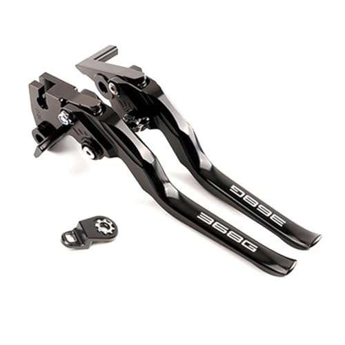 Leviers de frein et d'embrayage CNC pour moto 368G G368 noir long