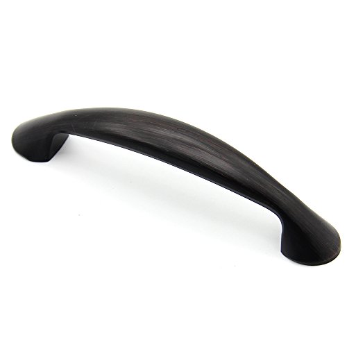 VESLA HOME Oil Rubbed Bronze Cabinet Hardware Drawer Handle Pull - 3" Inch (76mm) Hole Centers - 25 Pack - Thumbnail 3