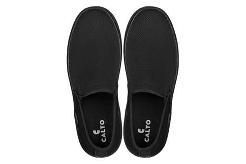 Image of CALTO Men's Invisible Height Increasing Elevator Shoes - Fashion Lightweight Slip-on Sporty Sneakers - 2.8 Inches Taller