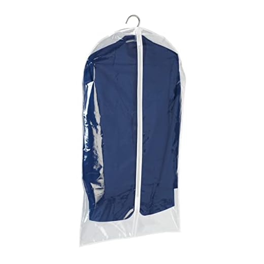 WENKO Klädpåse transparent 100 x 60 cm – garderob, polyetylenvinylacetat, 60 x 100 cm, transparent