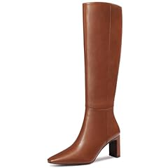 Brown-chunky Heel