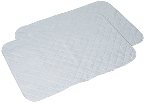 Image of Carter's 2 Piece Protector Pad, Solid White, One Size