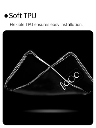 WUNIAK Clear Case for Doogee Blade 10 Ultra/Blade 10/Blade 10 Pro Rugged Phone 6.56''90Hz Display,Thin Slim Lightweight Scratch Proof,Durable Protection Silicone Rubber TPU Cover (Clear).