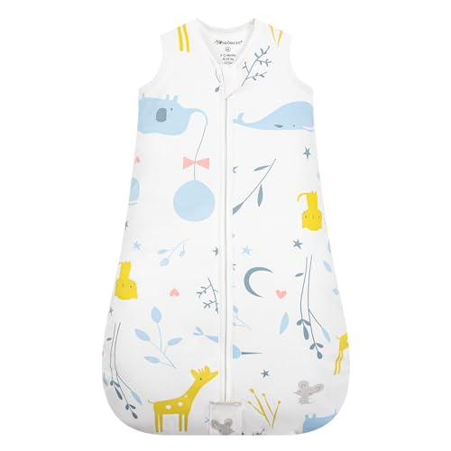 Mosebears Saco de Dormir para bebé de Invierno 2,5 TOG,100% algodón para Diferentes tamaños,Desde el Nacimiento hasta la Edad de 24 Meses para...