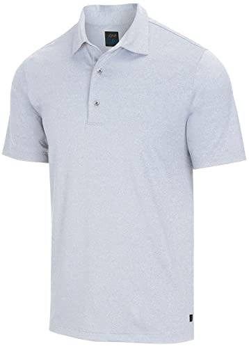 Polo haut de gamme Greg Norman ML75 stretch finitions premium gris L