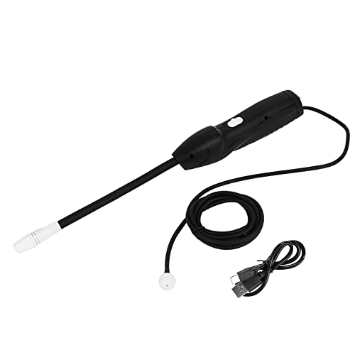 Pulverizador a presión inalámbrico (sin depósito de agua), rotación de 360 °, pulverizador eléctrico para plantas con batería de litio (rectable, negro)