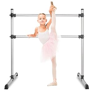Slsy-Portable-Ballet-Barre-Bars-for-Home-Kids-4-FT-Freestanding-Ballet-Training-Bar-Adjustable-Height-Barre-Exercise-Equipment-for-Kids-Girls-Home-Gym-Dance-Studio SLSY
