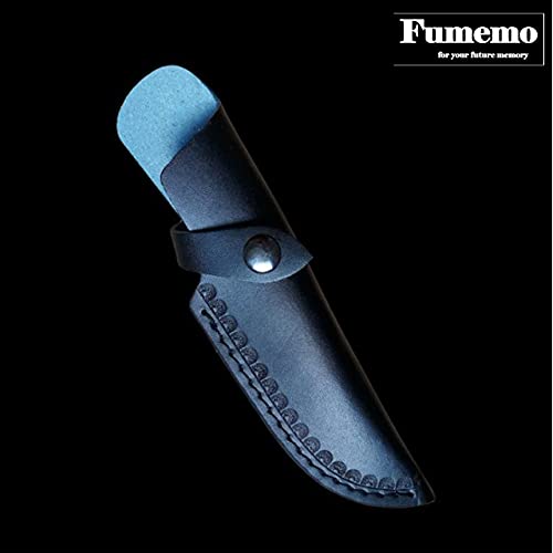 [Fumemo] ナイフ シース 鞘 レザー ケース 皮 ホルダー 小刀