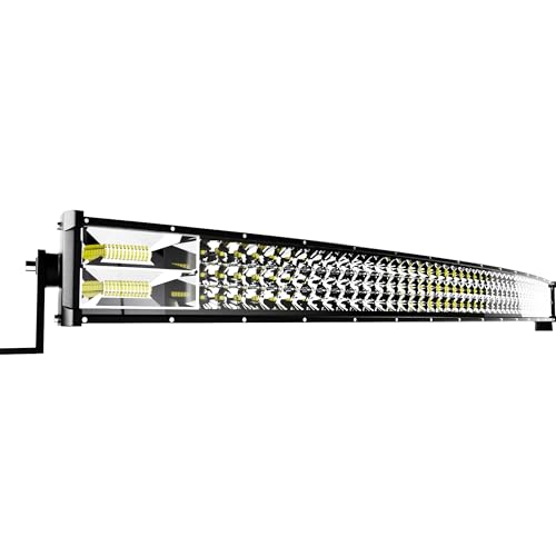 LED Light Bar TURBO SII 52 Inch 711W Curved Triple...