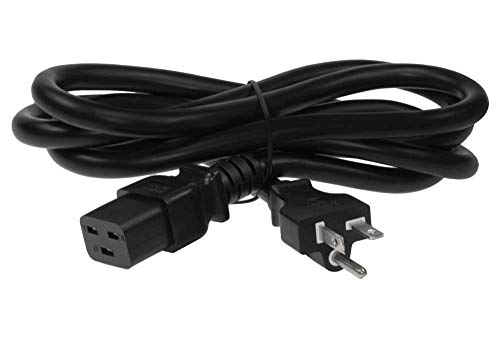 SF Cable, 6ft NEMA 5-20P to C19, 12/3 SJT (20A 125V)