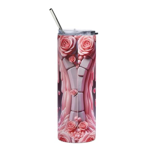 Mug isotherme ours 3D cadeau de Saint-Valentin romantique