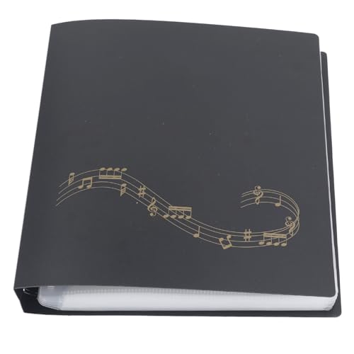 Music Sheet Folder Dual Spring Design Writable 60 Pages Capacity for Bands Orchestras PP