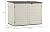 Suncast The Stow-Away 6 ft. x 4 ft. Plastic Horizontal Storage Shed with Floor Kit Beige