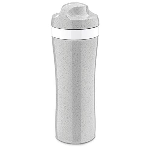 Koziol OASE Water Bottle, Organic Grey, 425 ml