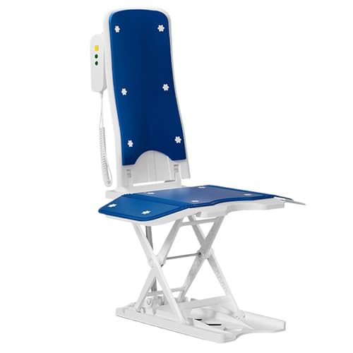 Disabled bath chair Lightweight reclining Bath riser Disabled lifting aids from floor Makes Bathing Easier for Elderly Disabled Accessibility Aid Lightweight Foldable 140 Kg Capacity