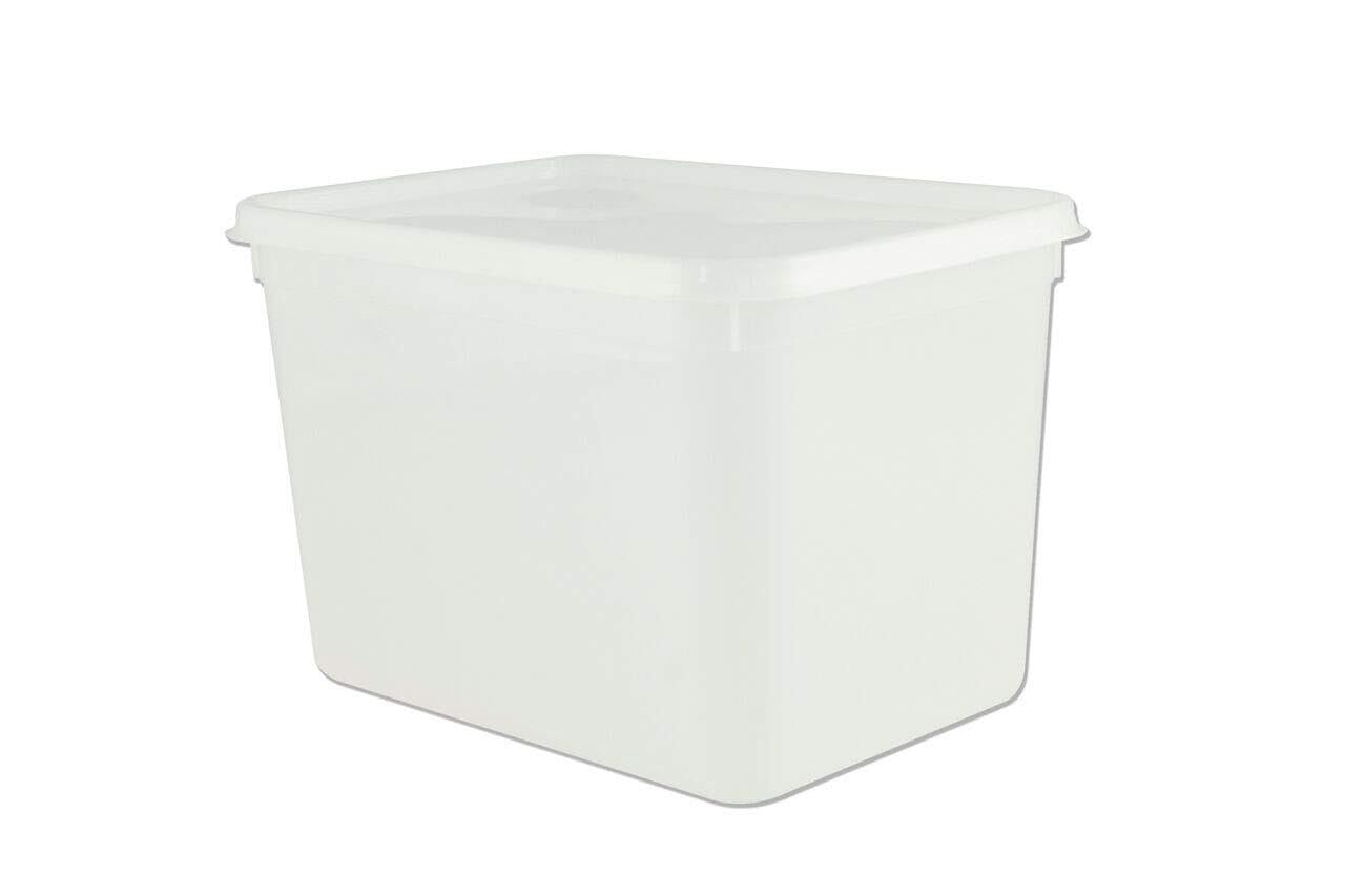 Recipientes de helado de 4 litros con tapas/recipientes de almacenamiento de alimentos con tapas