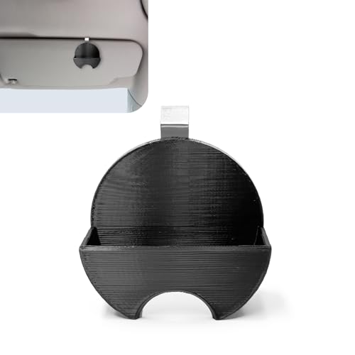 Yidcidu Car Visor Dip Can Holder, PLA Anti-scratch Lightweight Dip Can Bracket, Easy Installation Great Gift for Car & Belt, Universal for Most Vehicles (Black)