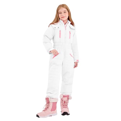Generisch Kinder Skianzug Jungen mit Kapuze Schneeoverall...